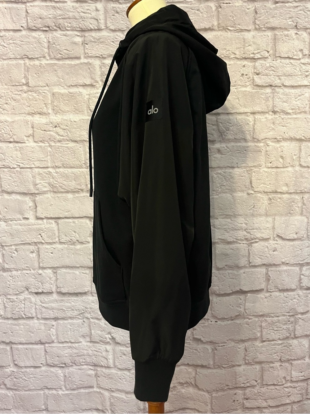 Alo Mixed Media Full Zip Hoodie - Picture 2 of 6
